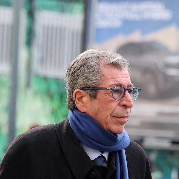 Patrick Balkany - Obsèques de Päl Sarkozy de Nagy Bocsa en l'église Saint-Jean Baptiste de Neuilly-sur-Seine, le 9 mars 2023. © Dominique Jacovides / Bestimage