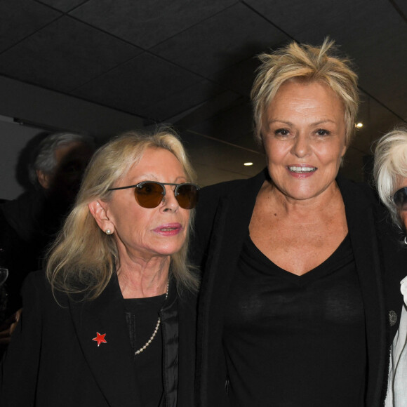 Véronique Sanson, Muriel Robin et Catherine Lara - Générale du nouveau spectacle "Muriel Robin et Pof !" au Palais des Sports à Paris le 3 octobre 2019. © Coadic Guirec/Bestimage