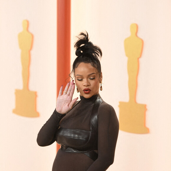 RIHANNA (enceinte) au photocall de la 95ème édition de la cérémonie des Oscars à Los Angeles, le 12 mars 2023. © Kevin Sullivan via Zuma Press/Bestimage 