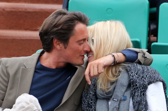 Vincent Cerutti et Lavinia à Roland-Garros, en juin 2012.