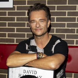 David Hallyday reçoit son disque de platine à la seine musicale à Paris le 25 juin 2019. © Pierre Perusseau/Bestimage