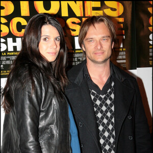 David Hallyday et sa femme Alexandra Pastor à l'Olympia en 2008