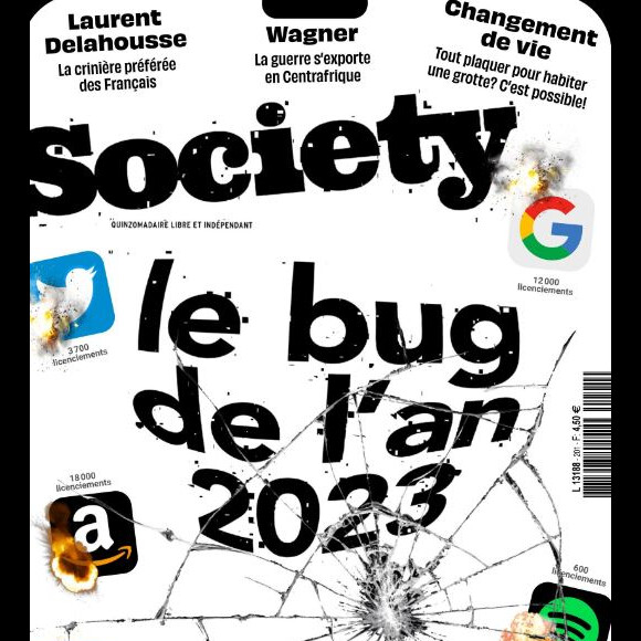 Couverture du magazine "Society" du 16 mars 2023
