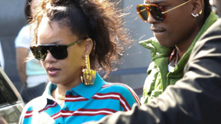 Rihanna enceinte et le ventre complètement à l'air : shopping en amoureux avec ASAP Rocky