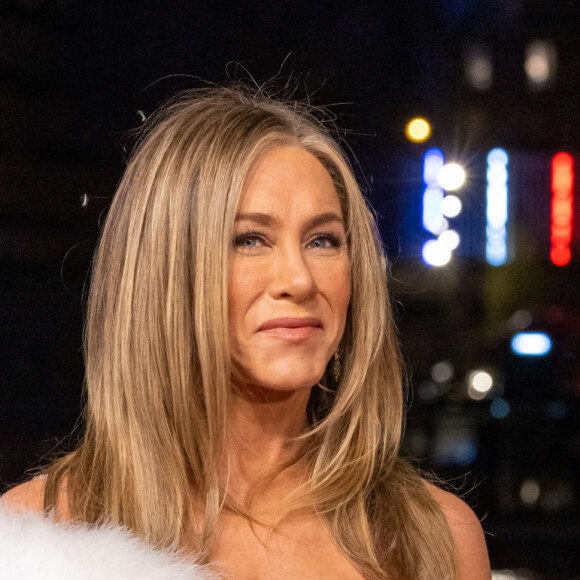 Jennifer Aniston à la première de Murder Mystery II Passerelle Debilly à Paris le 16 mars 2023. © Olivier Borde / Bestimage 