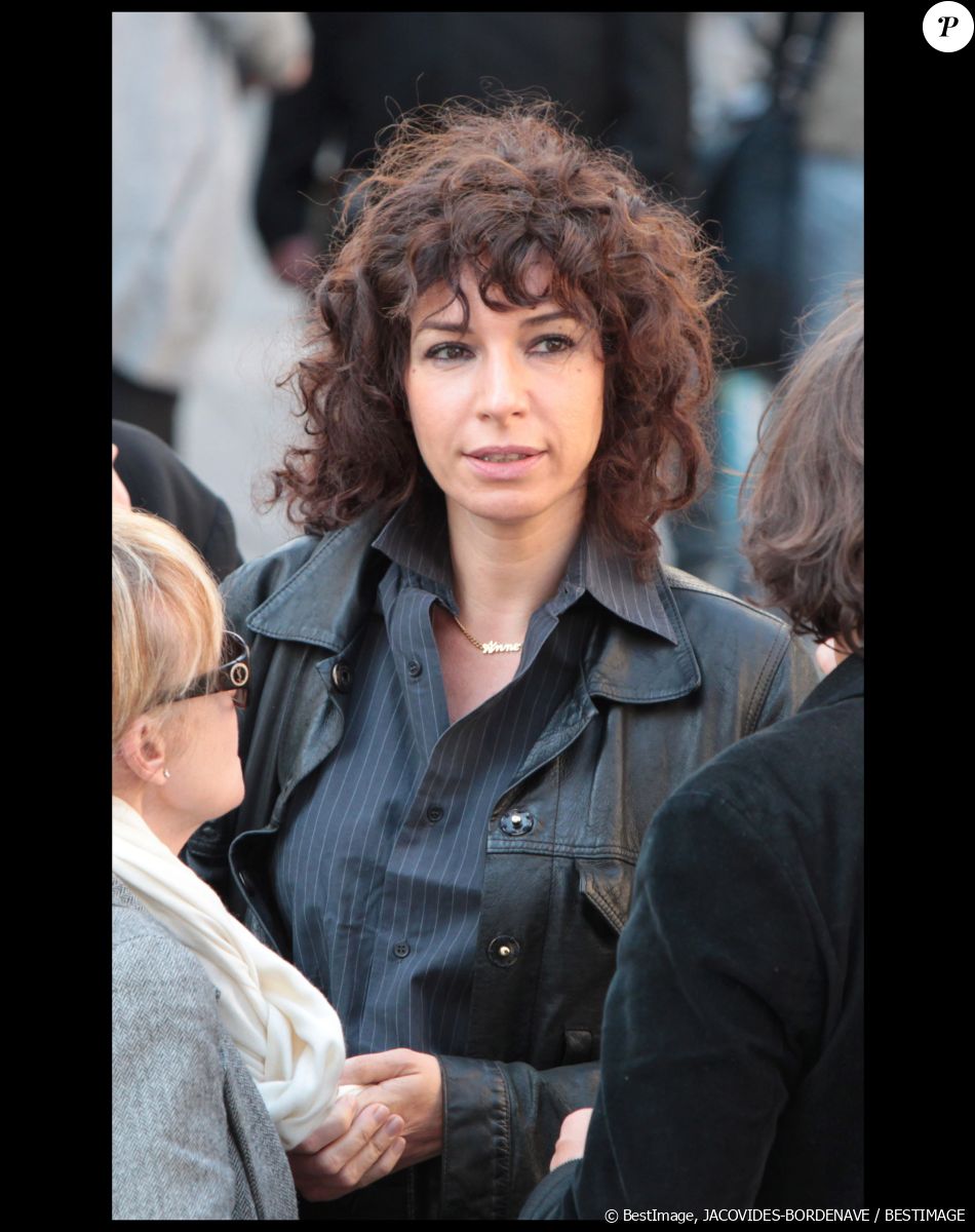 Anne Depétrini - Hommage à Marie-France Pisier à l'église Saint-Roch à Paris le 5 mai 2011