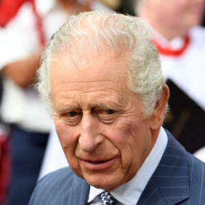 Le roi Charles III d'Angleterre - Sortie du service annuel du jour du Commonwealth à l'abbaye de Westminster à Londres, le 13 mars 2023. 