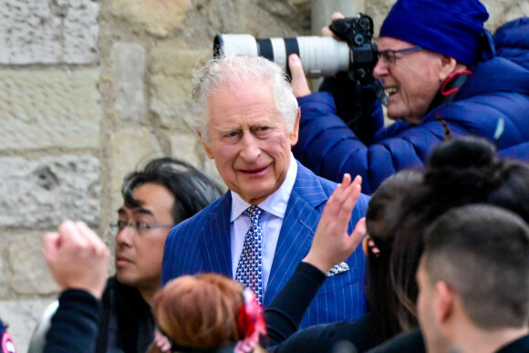 Le roi Charles III d'Angleterre - Arrivées au service annuel du jour du Commonwealth à l'abbaye de Westminster à Londres, le 13 mars 2023. 