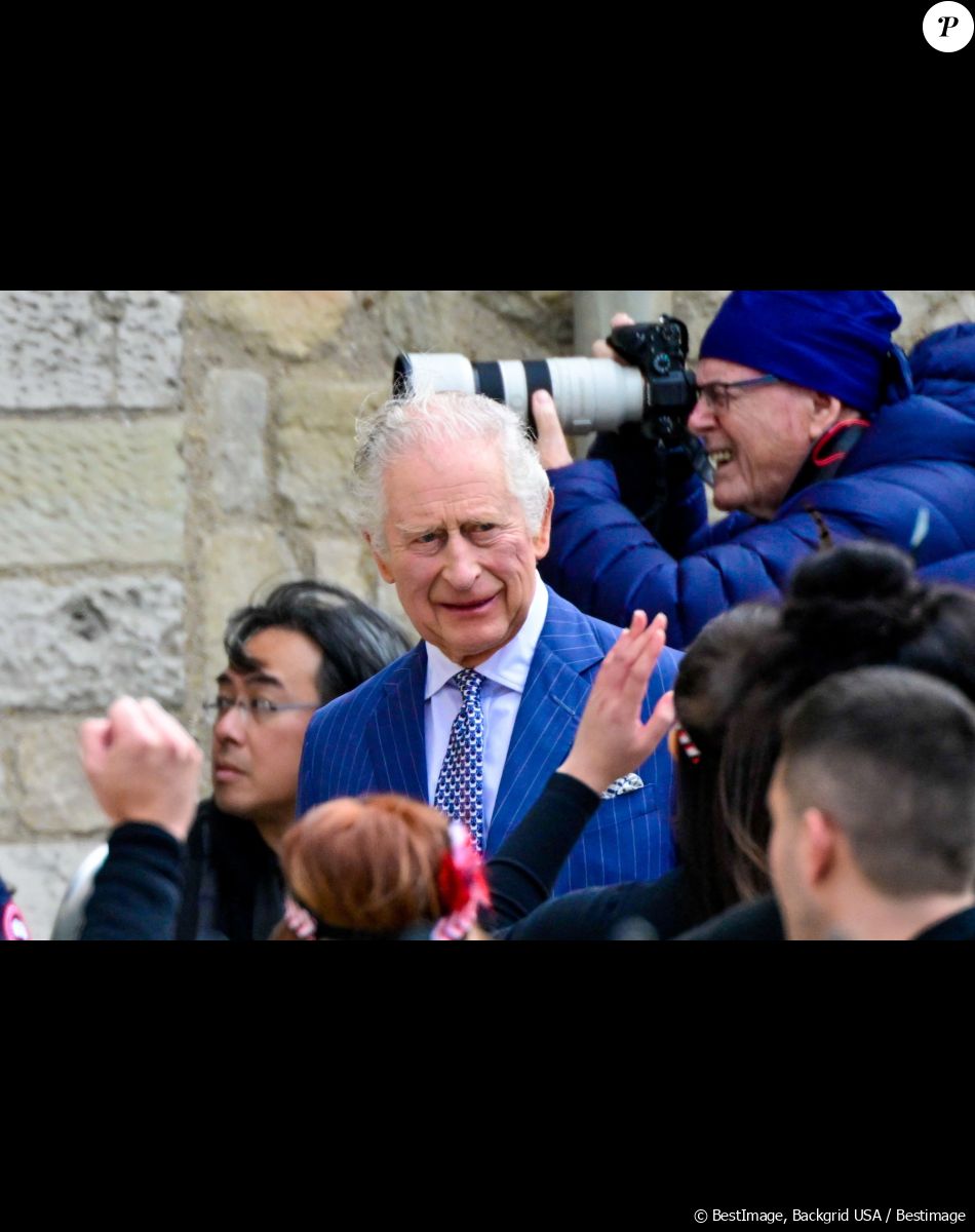 Le roi Charles III d'Angleterre - Arrivées au service annuel du jour du Commonwealth à l'abbaye de Westminster à Londres, le 13 mars 2023.
