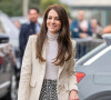 Kate Middleton a dévoilé une photo spéciale à l'occasion de la fête des mères
Kate Catherine Middleton, princesse de Galles, en visite au centre "Aberavon Leisure and Fitness" à Port Talbot.