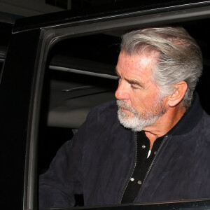 Exclusif - Pierce Brosnan et sa femme Keely Shaye à la sortie du restaurant "Giorgio Baldi" à Los Angeles, le 2 février 2023. 