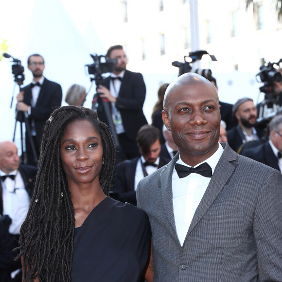 Harry Roselmack et sa femme Chrislaine - Montée des marches du film " Les Filles du Soleil " lors du 71ème Festival International du Film de Cannes. Le 12 mai 2018 © Borde-Jacovides-Moreau/Bestimage 