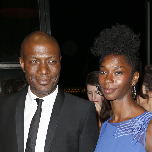 Harry Roselmack et sa femme Chrislaine - People lors du dîner d'ouverture du 42ème Festival du cinéma Américain de Deauville. Le 2 septembre 2016 © Christophe Aubert via Bestimage 