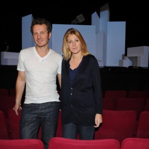 Sinclair et Amanda Sthers - Filage du spectacle musical "Lili Lampion" au Théatre de Paris. © Guillaume Gaffiot /Bestimage