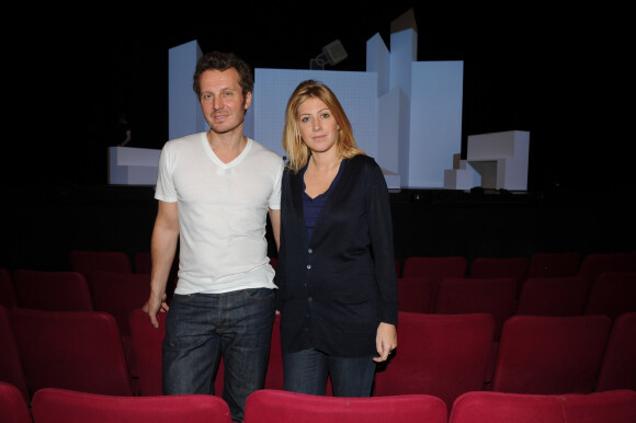Sinclair et Amanda Sthers - Filage du spectacle musical "Lili Lampion" au Théatre de Paris. © Guillaume Gaffiot /Bestimage