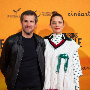 Marion Cotillard et son compagnon Guillaume Canet lors de l'avant-première du film "Nous finirons ensemble" au cinéma UGC Brouckère à Bruxelles, Belgique, le 23 avril 2019. © Alain Rolland/ImageBuzz/Bestimage 