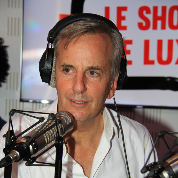 Exclusif - Bernard de La Villardière - People lors de l'enregistrement de l'émission "Le Show de Luxe" sur la Radio Voltage à Paris. Le 20 juin 2019 © Philippe Baldini / Bestimage