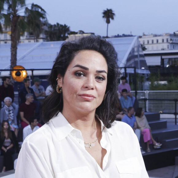 Lola Dewaere - L'équipe du film "Le petit Nicolas : qu'est-ce qu'on attend pour être heureux" sur le plateau de l'émission "Spéciale Cannes", présentée par D.Burki et diffusée sur Culture Box. Le 20 mai 2022 © Jack Tribeca / Bestimage