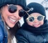 Ensemble, ils ont eu Joseph
Ophélie Meunier au ski avec son fils Joseph, février 2023
