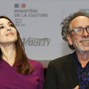 Info - Monica Bellucci et Tim Burton en couple - Monica Bellucci et Tim Burton - Tim Burton a reçu le prix Lumière 2022 lors de la 14ème Edition du festival du cinéma Lumière Film Festival à Lyon. Le 21 octobre 2022 © Pascal Fayolle / Bestimage