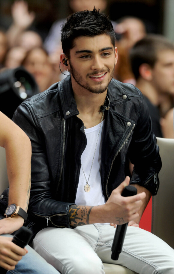 Zayn Malik des One Direction au Today show à New York le 23 juillet 2013. 