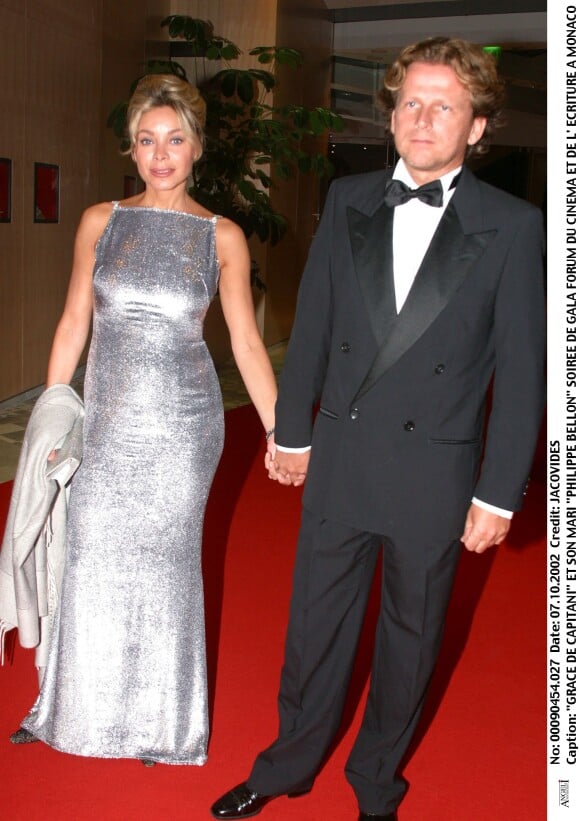 Grace de Capitani et Philippe Bellon, soirée de Gala forum du cinéma et de l'écriture à Monaco.