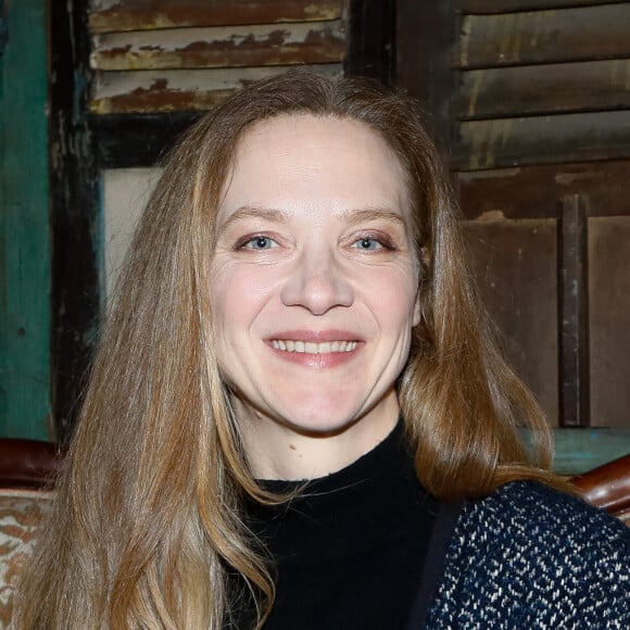 Odile Vuillemin lors de la première édition de "La nuit des artistes" à l'initiative de l'ADAMI au Pachamama à Paris le 27 mars 2023. © Christophe Clovis / Bestimage 