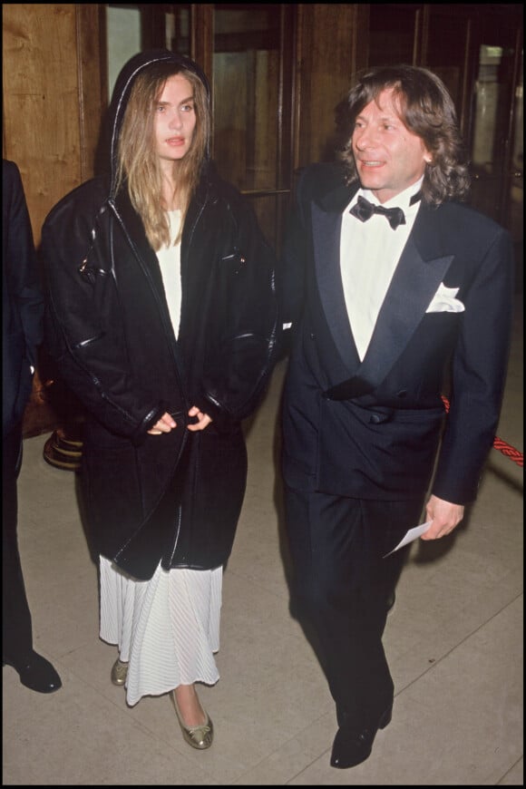 Emmanuelle Seigner et Roman Polanski en 1989