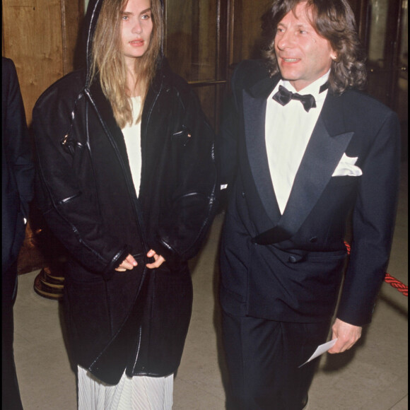 Emmanuelle Seigner et Roman Polanski en 1989