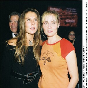 Mathilde et Emmanuelle Seigner en 2003