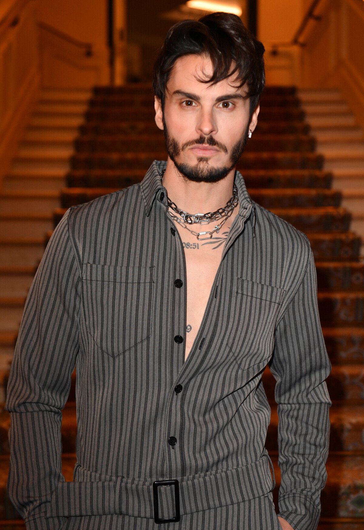 Photo : Baptiste Giabiconi Au Défilé Haute Couture Viktor & Rolf ...