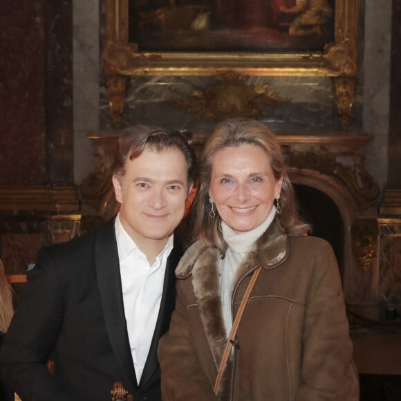 Exclusif - Renaud Capuçon et Martine Chancel - Backstage de l'enregistrement de l'émission "Le Grand Echiquier, le printemps à Versailles", présentée par C.Chazal et diffusée le 31 mars sur France 2 © Jack Tribeca / Bestimage