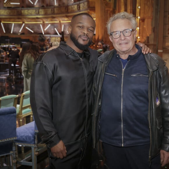 Exclusif - Le rappeur Dosseh et Michel Field - Backstage de l'enregistrement de l'émission "Le Grand Echiquier, le printemps à Versailles", présentée par C.Chazal et diffusée le 31 mars sur France 2 © Jack Tribeca / Bestimage