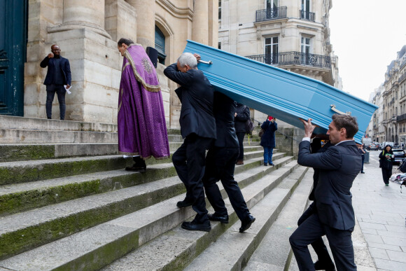 Un moment émouvant
Obsèques de Marion Game en l'église Saint Roch à Paris le 31 mars 2023. 