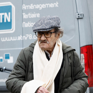 Gérard Hernandez - Sorties des obsèques de Marion Game en l'église Saint Roch à Paris, France, le 31 mars 2023. © Christophe Clovis/Bestimage 