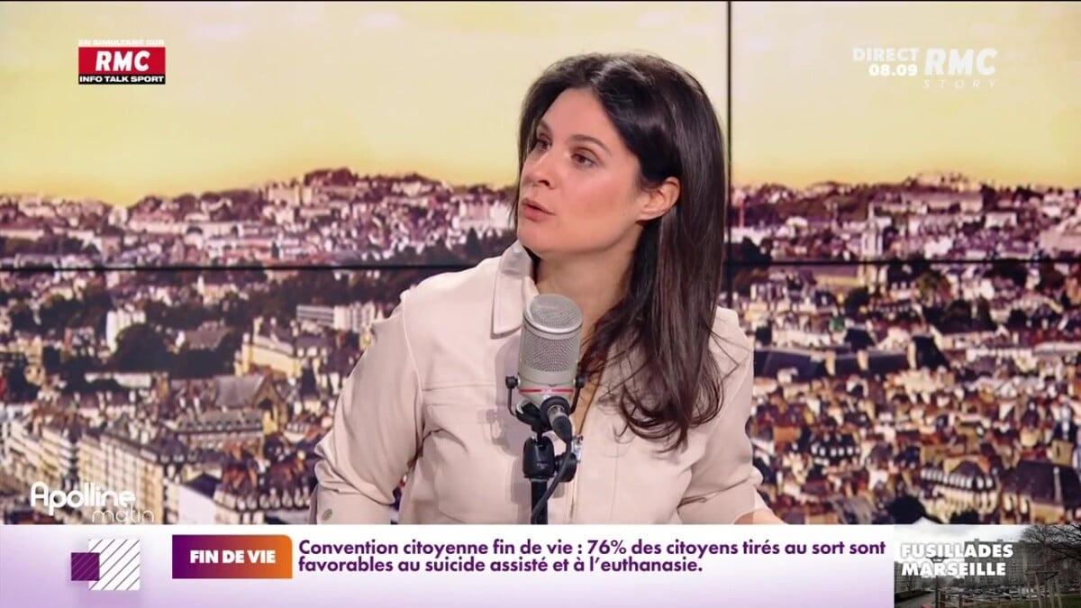 Vidéo Apolline de Malherbe surprend sur RMC. Purepeople