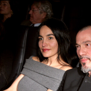 Florent Pagny et sa femme Azucena - Soirée pour le Festival International de cinéma latino américain sur les Champs-Elysées suivi d'un dîner chez Clément.