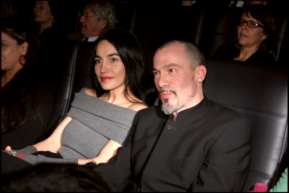 Florent Pagny et sa femme Azucena - Soirée pour le Festival International de cinéma latino américain sur les Champs-Elysées suivi d'un dîner chez Clément.