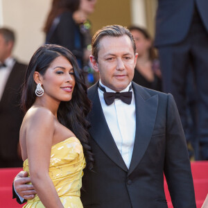 Ayem Nour et son compagnon Vincent Miclet - Montée des marches du film "Inside Out" (Vice-Versa) lors du 68 ème Festival International du Film de Cannes, à Cannes le 18 mai 2015.