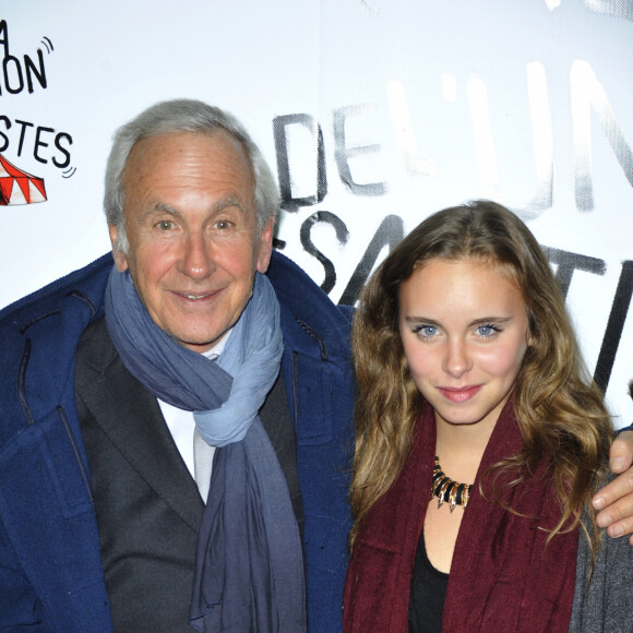 Patrice Laffont et sa fille Mathilde - 51eme Gala de l'Union Des Artistes au Cirque Alexis Gruss a Paris le 12 Novembre 2012.