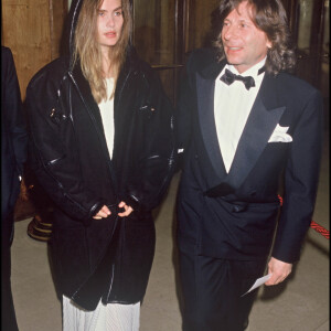Roman Polanski et Emmanuelle Seigner en 1989