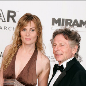Emmanuelle Seigner et Roman Polanski en 2005 à Cannes