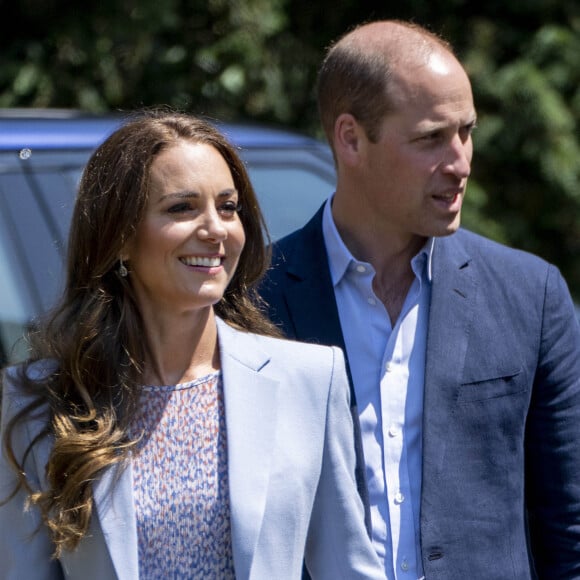 Kate Catherine Middleton, duchesse de Cambridge, et le prince William, duc de Cambridge, en visite au musée Fitzwilliam de l'Université de Cambridge. Le 23 juin 2022 