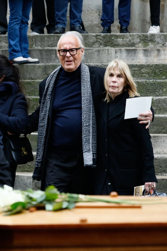 Exclusif - Candice Patou - Obsèques de Jacques Collard en l'église Saint Roch à Paris le 6 avril 2023. © Christophe Clovis / Bestimage