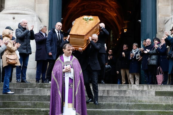Exclusif - Olivier Lejeune - Obsèques de Jacques Collard en l'église Saint Roch à Paris le 6 avril 2023. © Christophe Clovis / Bestimage