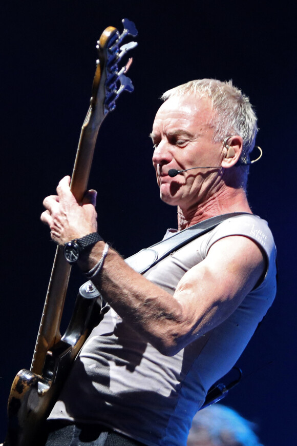 Sting en concert au Zetra Hall à Sarajevo, le 2 octobre 2022. 