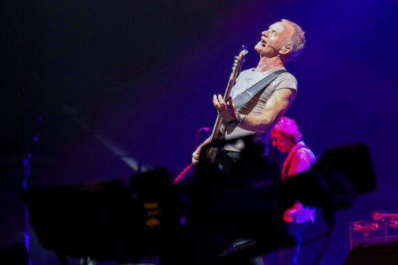 Sting en concert au Zetra Hall à Sarajevo, le 2 octobre 2022. 