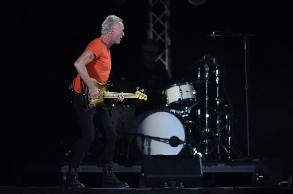 Sting en concert à Parme en Italie, le 19 juillet 2022. 