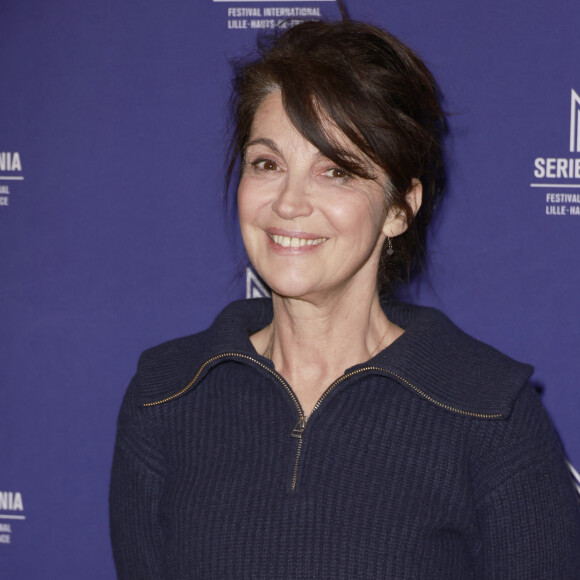 Zabou Breitman - Claude Breitman, alias Jean-Claude Deret, le père de Zabou, a conçu la série culte des années 60 Thierry La Fronde. La mère de Zabou, Céline Léger fût l’actrice principale. Zabou Breitman a joué dans cette série à l'âge de 4 ans. - 6ème édition du festival Series Mania à Lille le 19 mars 2023. © Christophe Aubert via Bestimage  