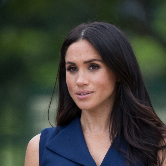 Portraits de Meghan Markle, duchesse de Sussex (enceinte), lors de sa visite à Government House, Melbourne le 18 octobre 2018. Le prince Harry et Meghan Markle sont en voyage officiel pendant 16 jours en Australie, Nouvelle Zélande, Fidji et Tonga 